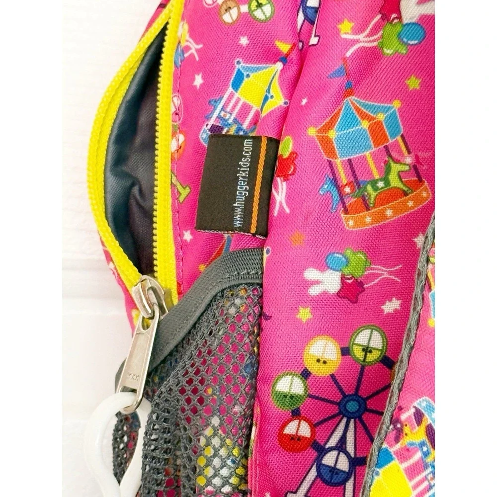 Hugger Yippie Toes Collection Toddler Carnival Theme Backpack & Unicorn Plush